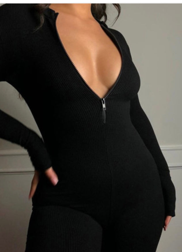 Shaping Long-sleeve Romper