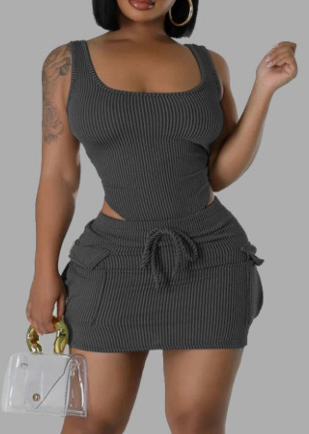 Bodysuit Skirt Set