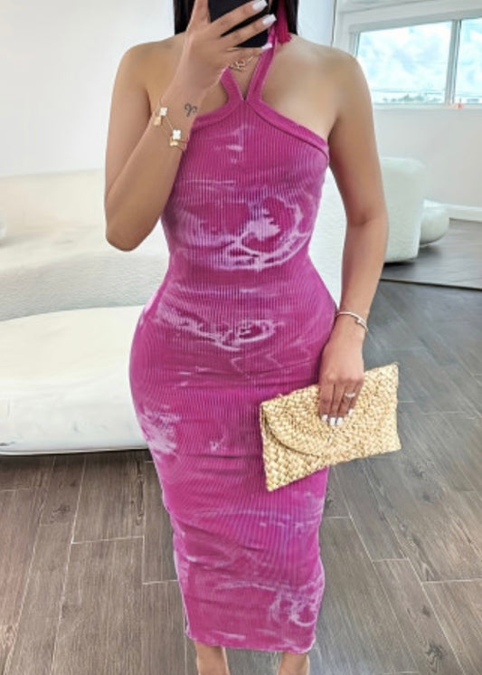 Spoil Me Backless Midi Dress